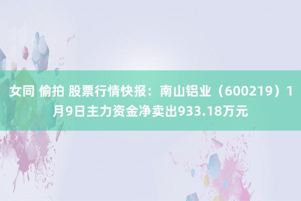 女同 偷拍 股票行情快报：南山铝业（600219）1月9日主力资金净卖出933.18万元