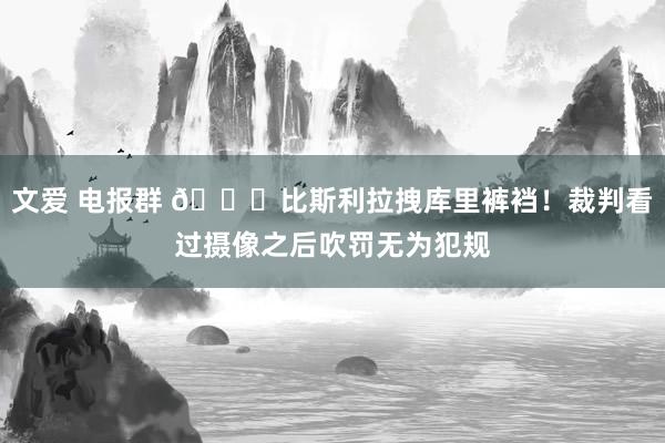 文爱 电报群 😂比斯利拉拽库里裤裆！裁判看过摄像之后吹罚无为犯规